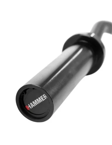 Barre olympique en SZ noire Premium HAMMER-Home-musculation-Pas cher