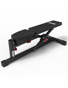 Pack Banc de musculation professionnel ATX réglable incliné décliné avec option leg extension 
