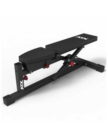 Pack Banc de musculation professionnel ATX réglable incliné décliné avec option leg extension 
