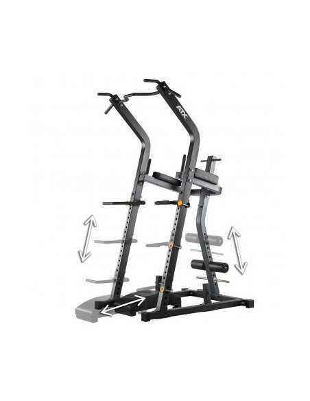 Chaise romaine multiprises professionnelle ATX stable et robuste 