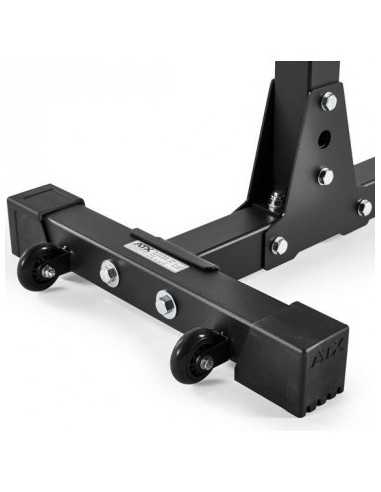 Chandelles de musculation ATX avec 45 trous différents capacité de charge 400 kg - Crochets fournis 