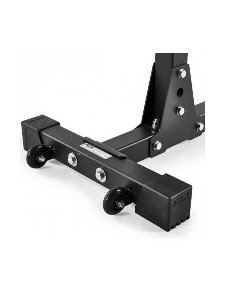 Chandelles de musculation ATX avec 45 trous différents capacité de charge 400 kg - Crochets fournis 