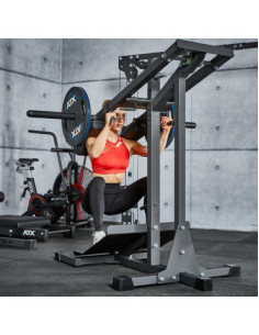 Lever Arm Squat ATX - Machine de musculation professionnelle pour les cuisses et les épaules 