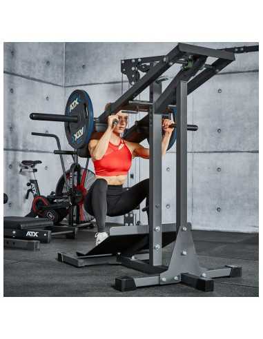Lever Arm Squat ATX - Machine de musculation professionnelle pour les cuisses et les épaules 