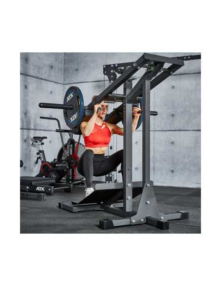 Lever Arm Squat ATX - Machine de musculation professionnelle pour les cuisses et les épaules 