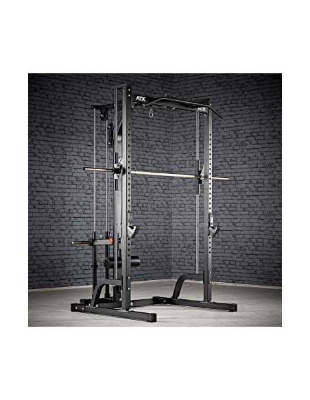 Smith machine ATX avec poulie haute et basse et barre de traction 