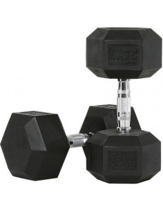 Ensemble d'haltères hexagonaux de musculation ATX 5 à 20 kg / 5 à 30 kg / 5 à 40 kg / 5 à 50 kg 