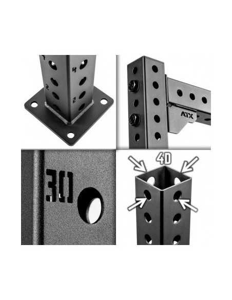 Rack rigs de crossfit à fixation murale ATX de qualité professionnelle disponible de 1 à 5 modules 