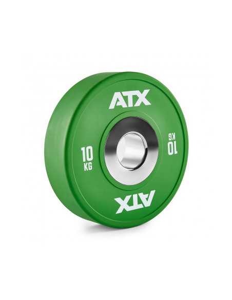 Bumpers Plates de musculation ATX de 5 kg à 25 kg en caoutchouc de haute qualité 