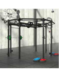 Octogone plateforme rig de cross-training ATX avec échelle de suspension pour salle de musculation professionnelle 