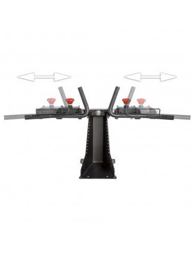 Barre de traction atx multiprises à fixation murale réglable charge 250 kg 