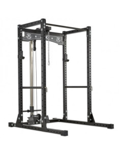 Power rack à squat de 195 cm ATX avec poste à poulie robuste jusqu'à 140 kg - Charge libre 