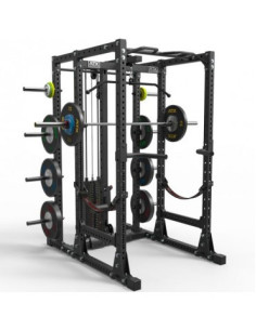 Rack cage de musculation ATX série 700 capacité 1500 kg avec accessoires 