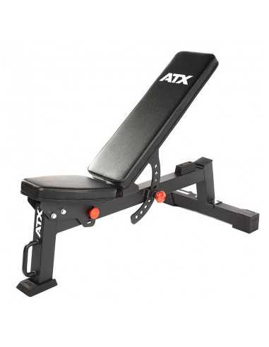 Station ATX de musculation complète poulie haute et basse + banc de musculation 