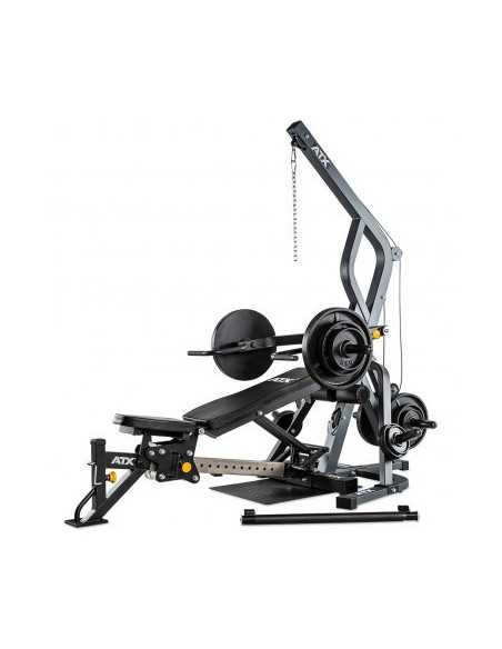 ATX Triplex appareil de musculation Home-gym multiposte + Pack de poids olympiques 125 kg 