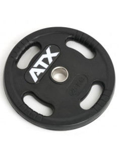 Disques de poids ATX de musculation olympiques 50 mm 4 poignées 
