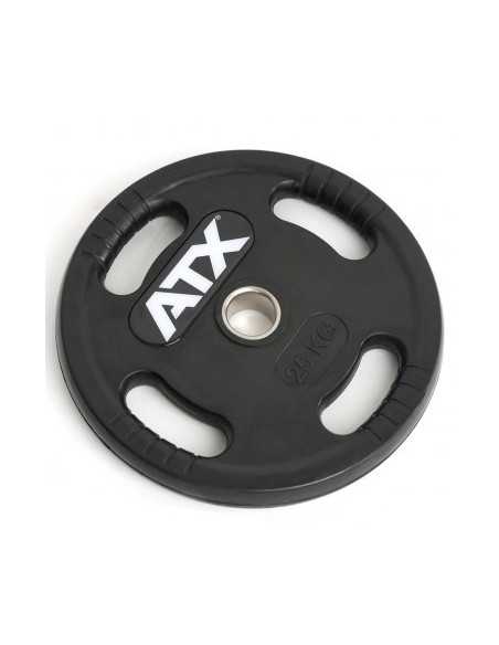 Disques de poids ATX de musculation olympiques 50 mm 4 poignées 