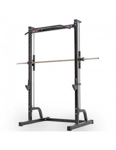 Smith machine multi-press avec poste à tractions et barre guidée ATX 