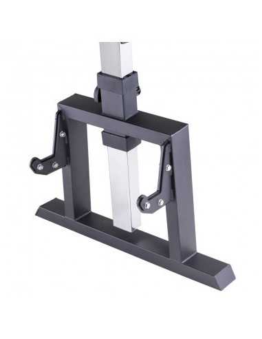 Banc Rowing planche réglable avec roues de transport pour entraînement du dos en Home gym capacité 200 kg 