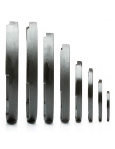 Disques de poids ATX à poignées haltérophilie 0,5 à 25 kg 