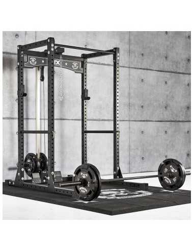 Pack Home-gym Power rack avec poulie et équipements divers pour training de musculation complet - Série 600 ATX Barbell Club Gym