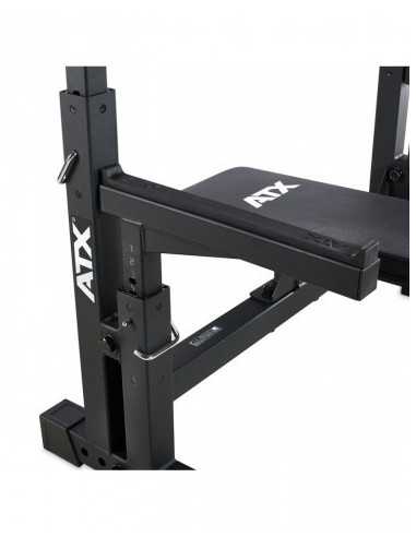 KIT d'entraînement ATX pour home gym - Bench press et paire de barres d'haltères courtes 