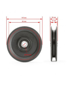 Roulement pour machine à poulie vis à vis / poulie haute et basse ATX 