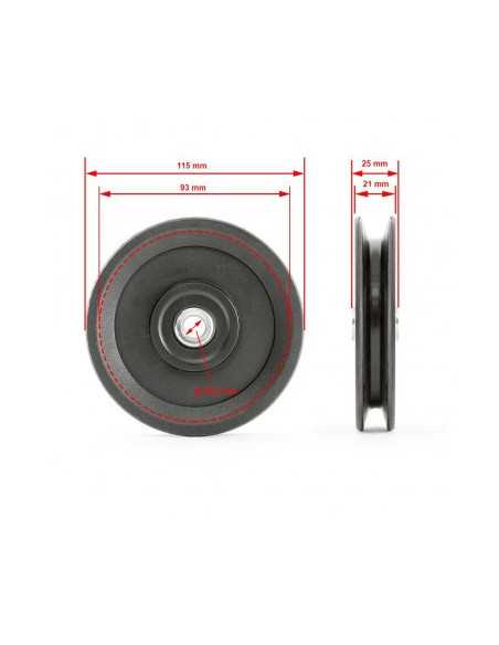 Roulement pour machine à poulie vis à vis / poulie haute et basse ATX 