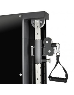 Appareil de tirage poulie vis à vis mural ATX avec capacité de charge 2 x 60 kg 