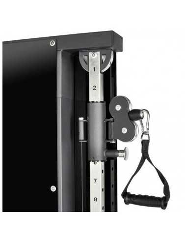 Appareil de tirage poulie vis à vis mural ATX avec capacité de charge 2 x 60 kg 