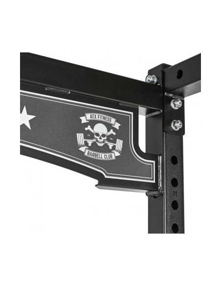 Rack à squat ATX Barbell Club Design de Série 600 - Hauteur 215 cm 