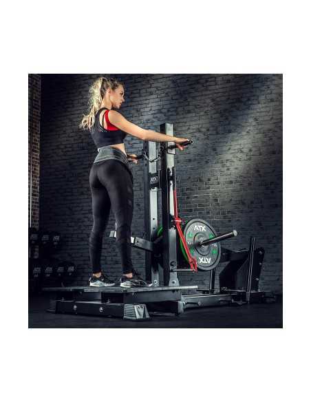 ATX Belt squat professionnel capacité de charge 600 kg - Machine à Squats et Dips 