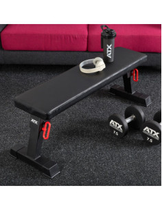 Banc plat de musculation pliable ultra compact pour entraînement complet à domicile - Gamme ATX 
