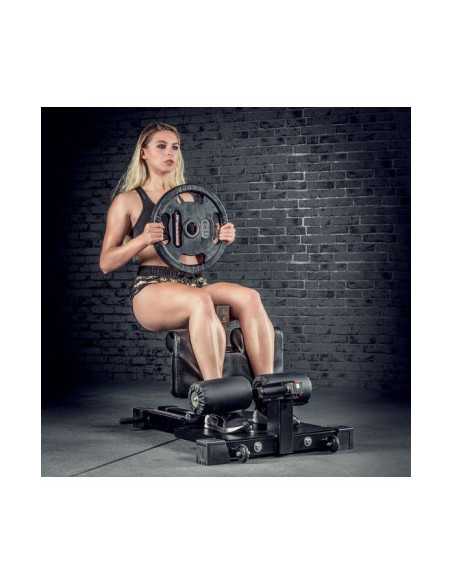 Sissy squat professionnel ATX pour entraînement des fessiers et des cuisses 