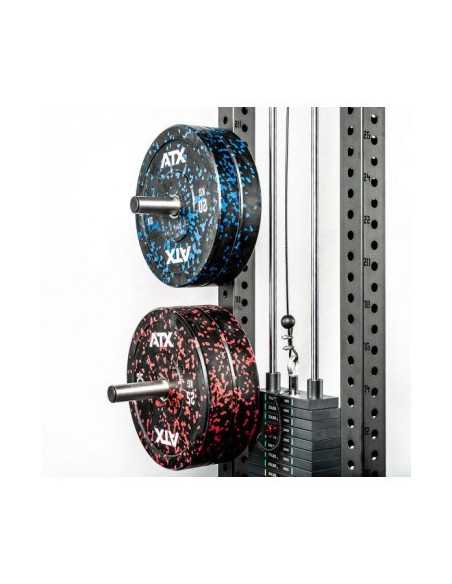 Paire de tiges de stockage d'occasion pour disques de poids olympiques sur rigs de crosstraining ATX - Prix bas - Etat neuf 