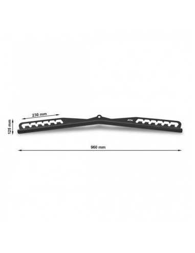 ATX Multi-X longue barre de musculation avec mousquetons pour vos poignées de tirage PRIME 