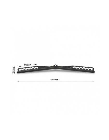 ATX Multi-X longue barre de musculation avec mousquetons pour vos poignées de tirage PRIME 