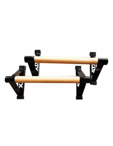 Occasion - Barres parallèles 50 x 25 cm pour exercices de pompes et dips ATX en bois 