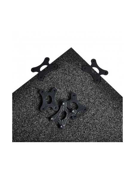 Plateforme ATX de protection pour le sol de haute qualité en caoutchouc recyclés - 3 x 2 m édition Barbell Club 