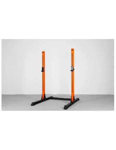 Chandelles repose-barres de musculation Mighty Kingsbox - Capacité de charge 300 kg 