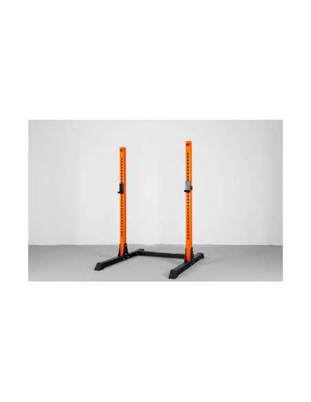 Chandelles repose-barres de musculation Mighty Kingsbox - Capacité de charge 300 kg 