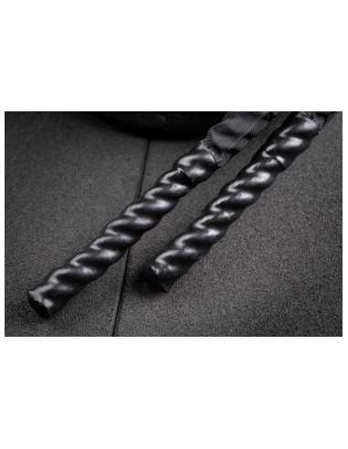 Battle rope en polyéthylène Kingsbox pour entraînement de cross-fit -  12 mètres 