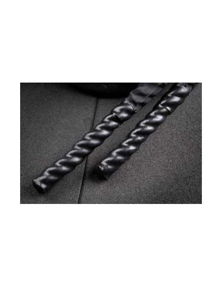Battle rope en polyéthylène Kingsbox pour entraînement de cross-fit -  12 mètres 