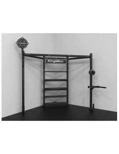 Station de musculation Corner Mighty en acier pour entraînement de cross-training - Kingsbox 