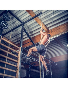 Support ATX de musculation de haute qualité avec mousqueton pour suspension d'une corde d'escalade 