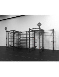 Station Mighty multi-fonctionnelle avec double rack pour training de cross-fit et musculation - Kingsbox 