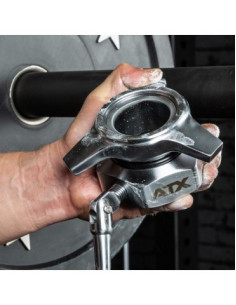 Paire de colliers de serrage de musculation de marque ATX diamètre olympique 