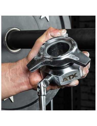 Paire de colliers de serrage de musculation de marque ATX diamètre olympique 