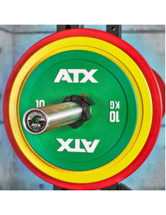 Barre de musculation droite 240 cm avec capacité de charge extrême 800 kg - Raptor Squat Bar ATX 