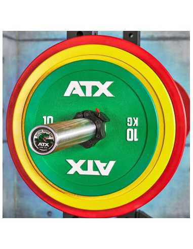 Barre de musculation droite 240 cm avec capacité de charge extrême 800 kg - Raptor Squat Bar ATX 